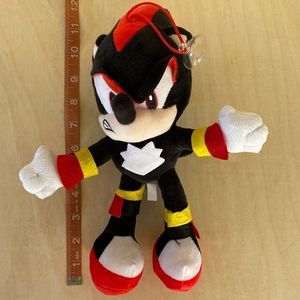 Sonic the Hedgehog SHADOW Plush Doll Stuffed Animal Toy Authentic SEGA